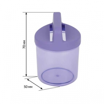 Подставка для скрепок магнитная СТАММ, без скрепок, пастельные цвета, ассорти  арт.ПС-30878