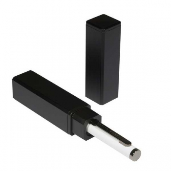 Ручка Bruno Visconti FIRENZE шарик.автомат.в прямоуг.тубусе,1,0мм,синяя,белый мет.корпус,черн.футляр арт.20-0335/03