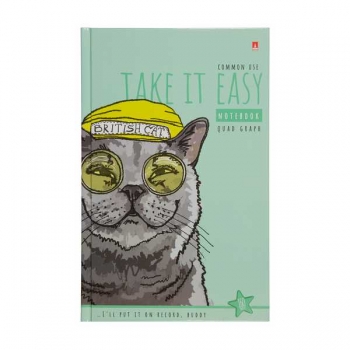 Блокнот А5 160л. престиж EASY LIFE.КОТЫ, клетка, тв. обл., глянц. ламинация арт.3-160-074/29 Блокнот А5 160л. престиж EASY LIFE.КОТЫ, клетка, тв. обл., глянц. ламинация арт.3-160-074/29