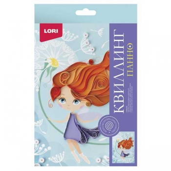 Набор для детского творчества - Квиллинг. Панно картина 3D, малый набор  Фея арт.Квл-038