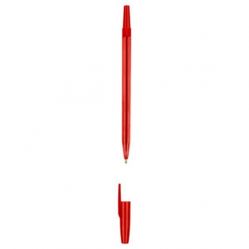 Ручки набор 3 цв. шариковые СТАММ 049, тонированный корпус, 0,7мм, пакет с европодв. арт.РШ-30418-3