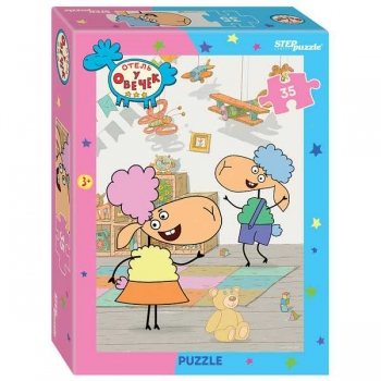 Пазл  35 эл. Отель у Овечек, 330х230, 3+ арт.91461