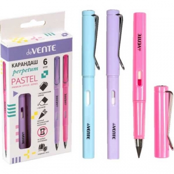 Карандаш deVENTE Perpetum Pastel ВЕЧНЫЙ с наконечником из спец. метал. сплава, с ластиком вн.корп арт. 5020304 Карандаш deVENTE Perpetum Pastel ВЕЧНЫЙ с наконечником из спец. метал. сплава, с ластиком вн.корп арт. 5020304