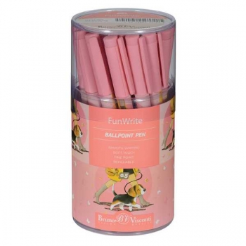 Ручка шариковая Bruno Visconti FunWrite. Городская прогулка. Бигль 0,5мм, синяя арт.20-0212/76