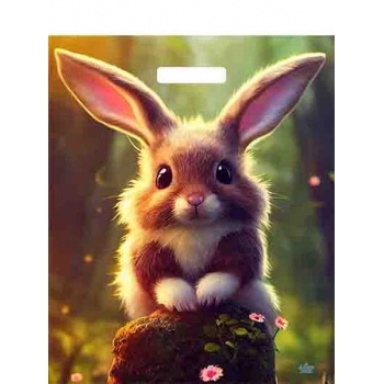 Мешок 45х38см ПВД 60мкм ламинированный с вырубной ручкой, Кроля арт.н00255429