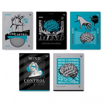 Тетрадь 48л в клетку BG ЭКОНОМ Mind control арт.Т5ск48 59403