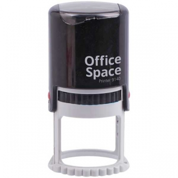 Оснастка для печати d=40мм, OfficeSpace пластмассовая круглая, черная арт.BSt_40499 Оснастка для печати d=40мм, OfficeSpace пластмассовая круглая, черная арт.BSt_40499