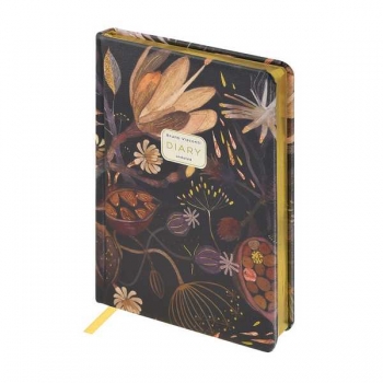 Ежедневник А5+ 145*205 мм, недатир. Bruno Visconti  FLORA.Ночные цветы 240 стр, тв.обл, золотой срез арт.3-744/04