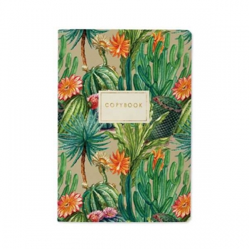 Тетрадь 40л в клетку Bruno Visconti FLORA.КАКТУСОВЫЙ РАЙ крепление-декор. нить арт.7-40-001/29