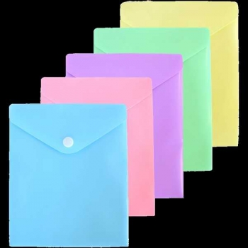 Папка-конверт А6 (170х140мм) на кнопке deVENTE Pastel, 180 мкм, непрозрачная арт.3071344