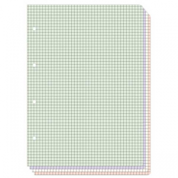 Блок сменный А5 80л для тетрадей на кольцах Альт, 4 цвета  арт.7-80-294 Блок сменный А5 80л для тетрадей на кольцах Альт, 4 цвета  арт.7-80-294