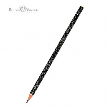 Карандаш Bruno Visconti HB ч/гр. ArtGraphix. Ягодки-малинки, трехгранный, пластик. корпус арт.21-0038/03