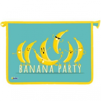 Папка д/тетр. А4 на молнии арт.ПТ-83 Banana party