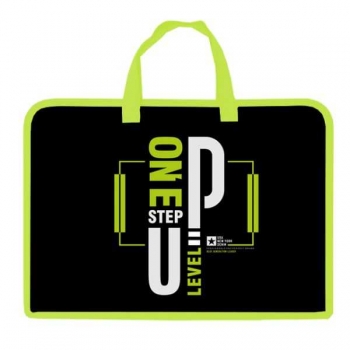 Папка А4 с ручками, пластик  широкая боковина 75 мм, арт. ПТ-14-4 Level up Папка А4 с ручками, пластик  широкая боковина 75 мм, арт. ПТ-14-4 Level up