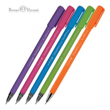 Ручка гелевая Bruno Visconti SimpleWrite. SPECIAL, 0.5мм, черная, корпус ассорти арт.20-0069 Ручка гелевая Bruno Visconti SimpleWrite. SPECIAL, 0.5мм, черная, корпус ассорти арт.20-0069