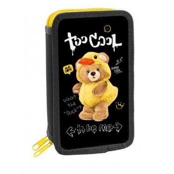 Пенал п/э 2-отдел. малый 190х110 арт.ПКТ 11-20 Мишка Кря