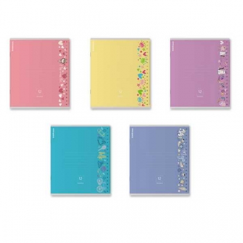 Тетрадь 12л ученическая в линейку ErichKrause  Ruler Magic, (без надписей), ассорти, MIX-PACK арт.60531