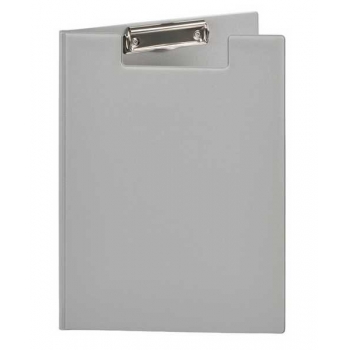 Папка-планшет А4 с зажимом, ПВХ, внутри картон, карман-уголок, серая арт.2118.ПЛ-106 Папка-планшет А4 с зажимом, ПВХ, внутри картон, карман-уголок, серая арт.2118.ПЛ-106