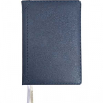 Ежедневник А5 145*205 мм, недатир. deVENTE Seattle 272 стр, крем. бум., перф-я, тв. обл., СИНИЙ арт.2234515