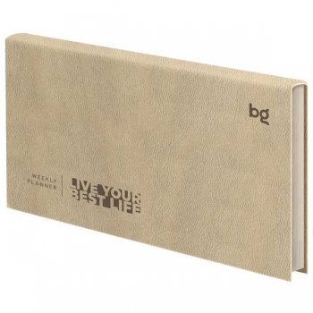 Еженедельник карманный 93*171мм, недатир. BG Waltz.Beige metalliс, цв. срез,128 стр.,кожзам, мягк. перепл арт.Wu_62158 Еженедельник карманный 93*171мм, недатир. BG Waltz.Beige metalliс, цв. срез,128 стр.,кожзам, мягк. перепл арт.Wu_62158