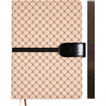 Ежедневник 2025 А5 deVENTE Chelsea 145*205 мм, 336 стр, крем. бум., кор. срез, перф-я, тв. обл, БЕЖЕВЫЙ арт.2232575