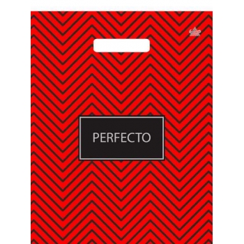 Мешок 37х30см ПВД 90мкм с вырубной ручкой, Перфекто Зигзаг арт.н00268701