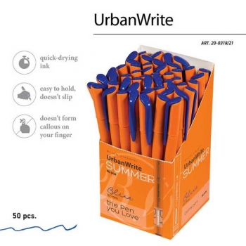 Ручка шариковая Bruno Visconti UrbanWrite.Summer, 0,7мм, чернила на масляной основе, синяя  арт.20-0318/31