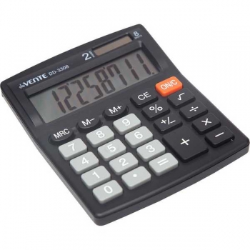 Калькулятор deVENTE DD-3308 8 разр., 2пит., одноуровн.память, 105*127*21мм, черный арт.4031327 Калькулятор deVENTE DD-3308 8 разр., 2пит., одноуровн.память, 105*127*21мм, черный арт.4031327
