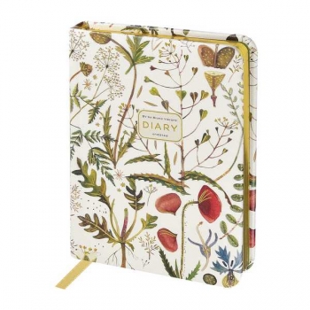 Ежедневник А6+ 110*155 мм, недатир. Bruno Visconti  FLORA.Луговые травы 240 стр, тв.обл, золотой срез арт.3-745/10