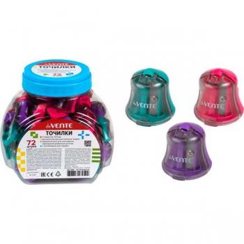 Точилка deVENTE пластмассовая, 1 отверстие с контейнером  арт. 4071409 Точилка deVENTE пластмассовая, 1 отверстие с контейнером  арт. 4071409