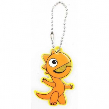 Светоотражающий брелок deVENTE Dinosaur 40х60 мм, ОРАНЖЕВЫЙ арт. 9082010 Светоотражающий брелок deVENTE Dinosaur 40х60 мм, ОРАНЖЕВЫЙ арт. 9082010