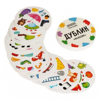 Игра настольная   ТРИ СОВЫ Дублик. Классик, 60 карточек, картонная коробка, 3+   арт.НИ_49427