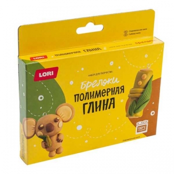 Набор для детского творчества - Полимерная глина. Брелоки Очаровательная коала, 10+ арт.Пг-023