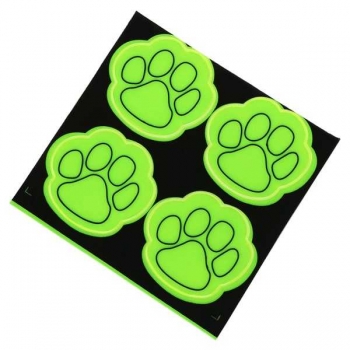 Светоотражающие наклейки deVENTE Paw 50х50 мм, ПВХ, желтые арт. 9083209 Светоотражающие наклейки deVENTE Paw 50х50 мм, ПВХ, желтые арт. 9083209