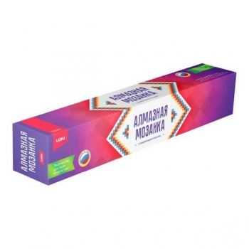 Алмазная мозаика LORI 40*50см Закат над озером (полное заполнение, без деревянного подрамника) арт.Ам-141