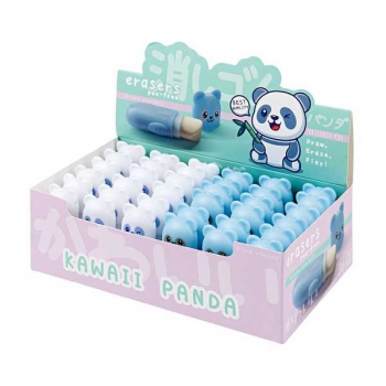 Ластик Bruno Visconti KAWAII ANIMALS. Котик и панда, в пластик. коробочке, 2 вида арт.42-0082