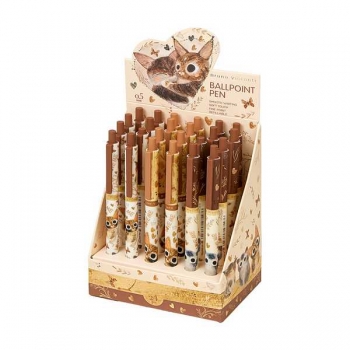 Ручка шариковая автоматическая Bruno Visconti ArtClick.Love me 0.5 мм, корпус ассорти,синяя арт.20-0374/03