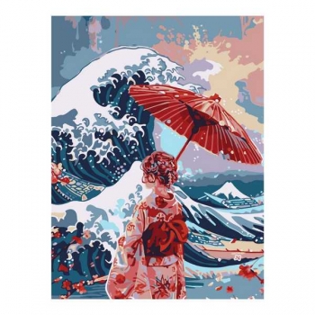 Набор для рисования по номерам, картина 31х40 см Морские волны (холст на подрамнике, краски, кисть) арт.Рх-193 Набор для рисования по номерам, картина 31х40 см Морские волны (холст на подрамнике, краски, кисть) арт.Рх-193