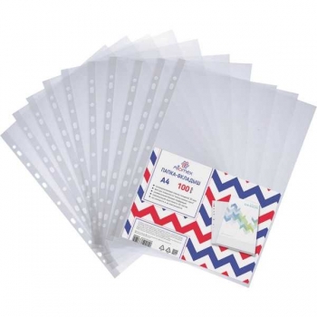 Папка-вкладыш (файл) А4 30 мкр Attomex, фактура апельсиновая корка арт. 3050916