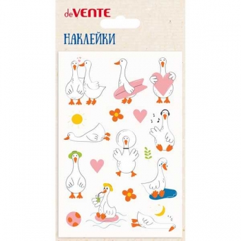 Наклейки deVENTE  10*15 см Duck love, объемные, многоразовые арт. 8002467 Наклейки deVENTE  10*15 см Duck love, объемные, многоразовые арт. 8002467
