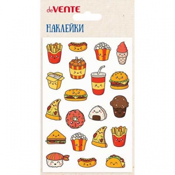 Наклейки deVENTE  10*15 см Fastfood, puff, объемные, многоразовые арт. 8002463 Наклейки deVENTE  10*15 см Fastfood, puff, объемные, многоразовые арт. 8002463