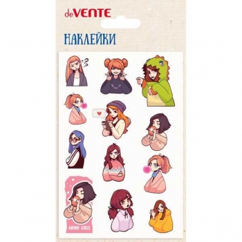 Наклейки deVENTE  10*15 см Sentiment girl, puff, объемные, многоразовые арт. 8002452 Наклейки deVENTE  10*15 см Sentiment girl, puff, объемные, многоразовые арт. 8002452