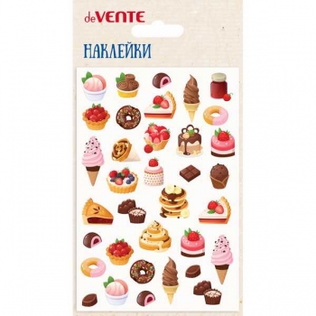 Наклейки deVENTE  10*15 см Десерты, puff, объемные, многоразовые арт. 8002484 Наклейки deVENTE  10*15 см Десерты, puff, объемные, многоразовые арт. 8002484
