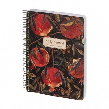 Ежедневник А5 160*210 мм, недат. на гребне Bruno Visconti «CUTE DIARY.FLORA.ГРАНАТ, 272стр., тв.обложка арт.3-701/09 Ежедневник А5 160*210 мм, недат. на гребне Bruno Visconti «CUTE DIARY.FLORA.ГРАНАТ, 272стр., тв.обложка арт.3-701/09
