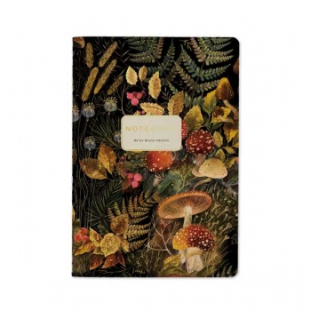 Тетрадь 40л в клетку Bruno Visconti FLORA.Forest Fairy Tale крепление-декор. нить арт.7-40-001/180