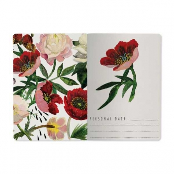 Тетрадь 40л в клетку Bruno Visconti FLORA.ПИОНЫ  арт.7-40-104