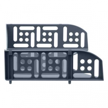 Лоток горизонтальный СТАММ Field, широкая загрузка, серый  арт. ЛТГ-01187