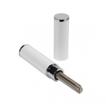 Ручка Bruno Visconti BERGAMO шарик.автомат.в круглом тубусе,0,7мм,синяя,мет.корпус шампань,белый футляр арт.20-0339/02