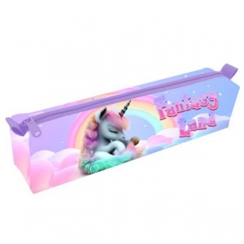 Пенал мягкий объемный 210x45x45 мм арт.ПМО 11-20 Зефирная единорожка