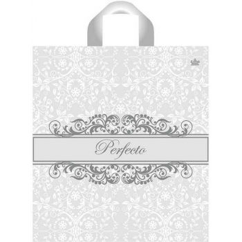 Мешок 40х37см ПВД 95мкм с петлевой ручкой, Перфекто Графит арт.н00278151